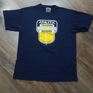 90s Fila Shirt Sz M Navy Blue